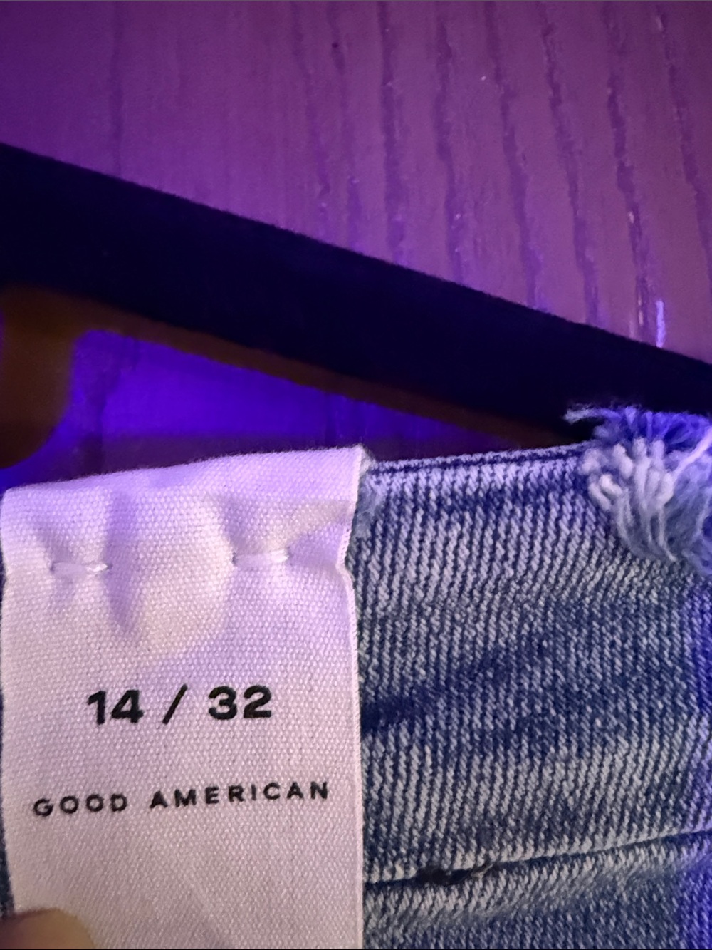 Good American Women’s Light Wash Distressed Jeans - Blue - Picture 6 of 12